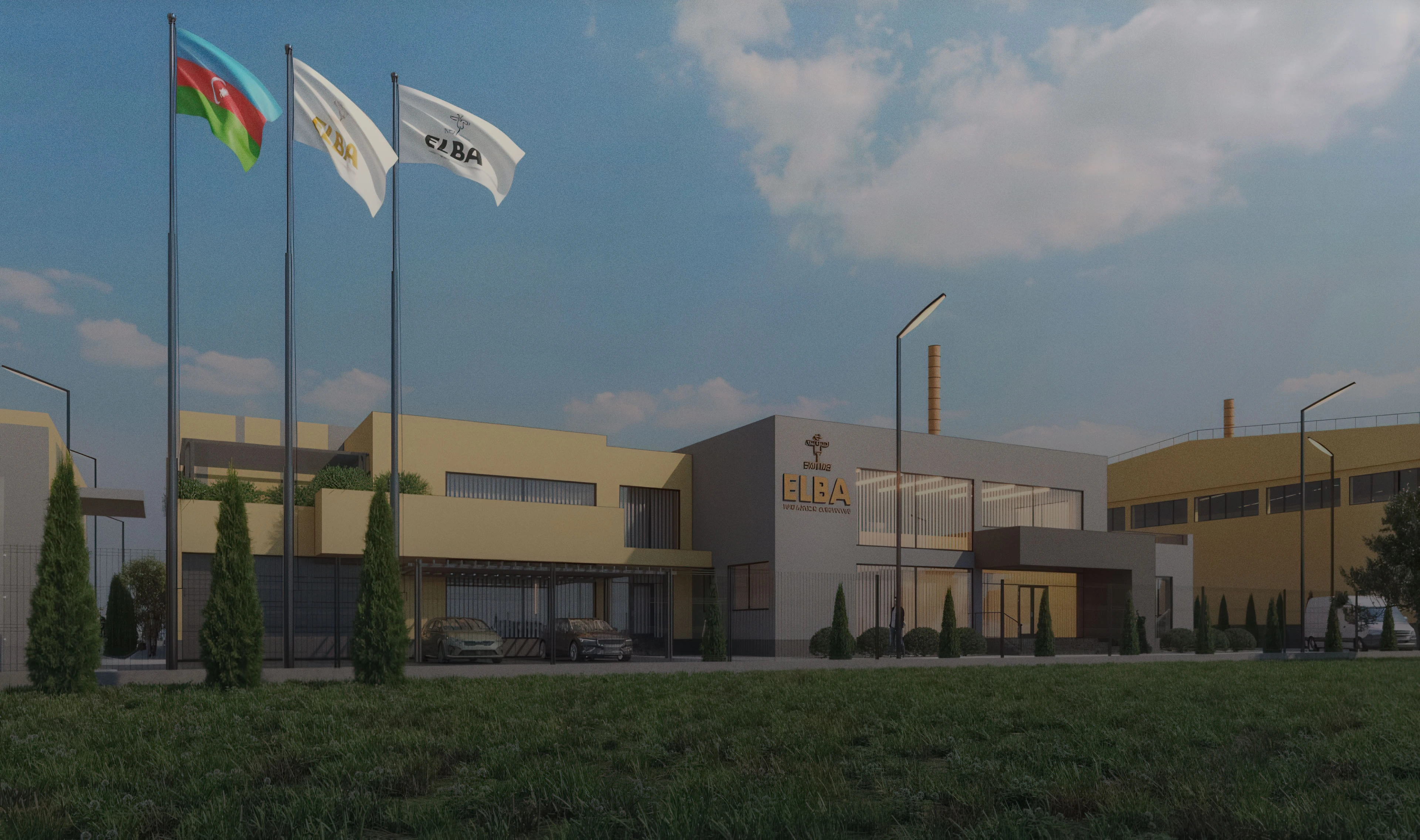 ELBA Chem industrial plant background